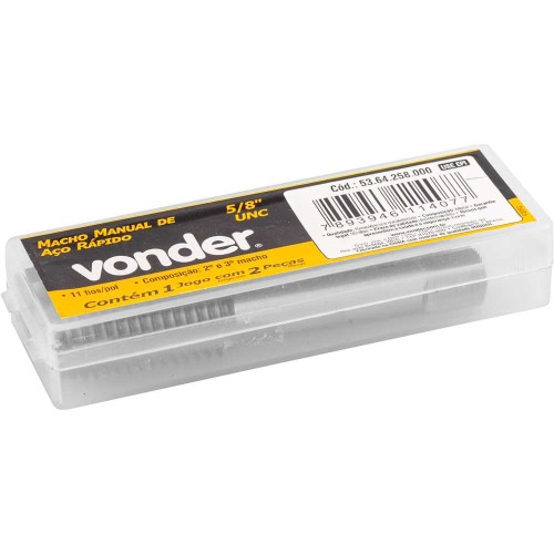 Jogo de macho manual a�o r�pido 5/8