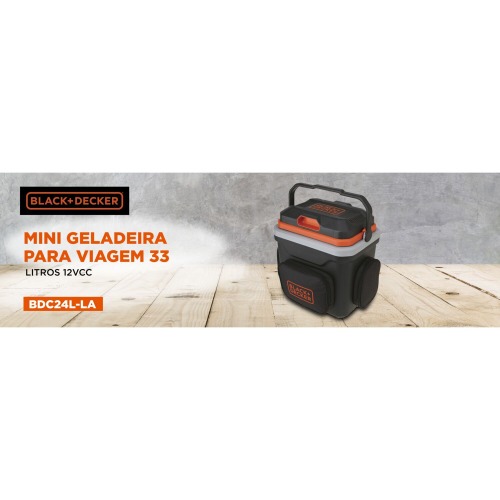 Mini geladeira port�til 24 litros 12V com fun��o aquecer - BDC24L