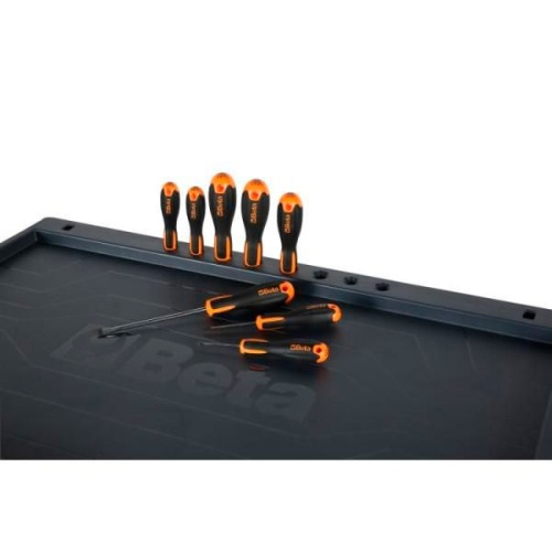 Carrinho para ferramentas com 7 gavetas preto - RSC24/7 