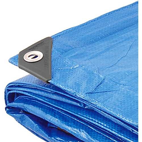 Lona de polietileno azul 3 x 3 m 
