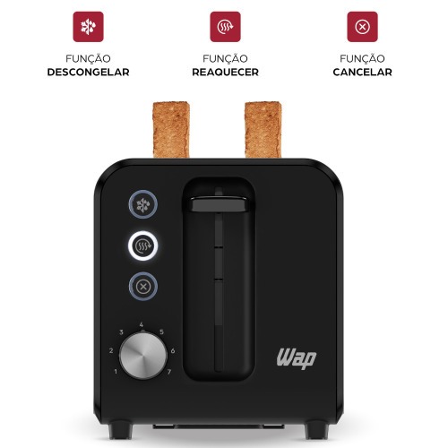 Torradeira de p�es 900 watts em a�o inox - Prosd�cimo WTE1  110V