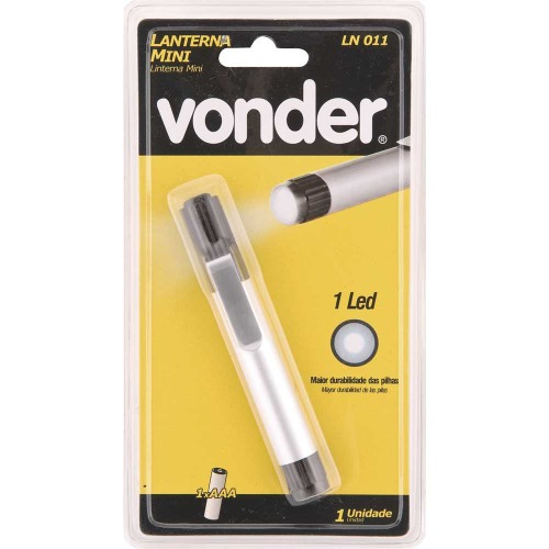 Lanterna de alum�nio a pilha - 80.75.000.011