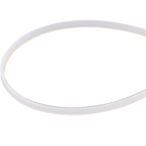 Abra�adeira branca de nylon 3,6 mm x 28 cm com 100 pe�as