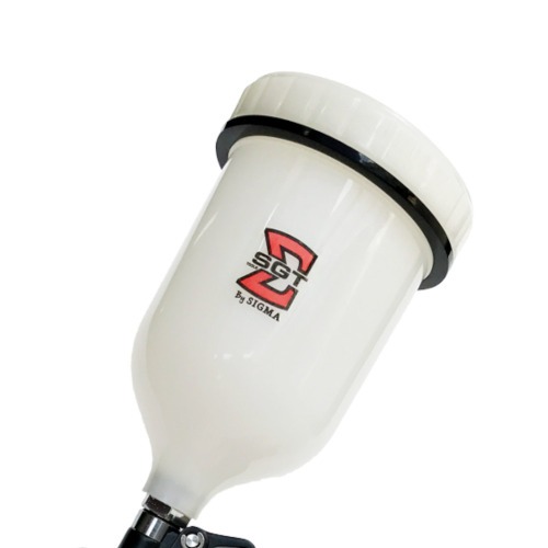 Pistola de pintura HVLP tipo gravidade com bico 1.4 mm 600 ml - SGT-3811