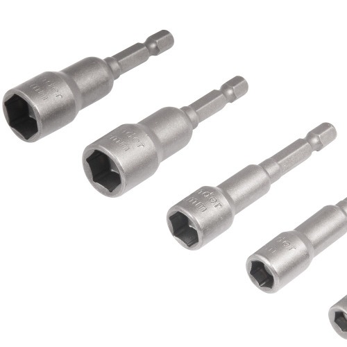 Jogo de soquete magn�tico 6 a 13 mm encaixe de 1/4'' com 5 pe�as - 3039000500