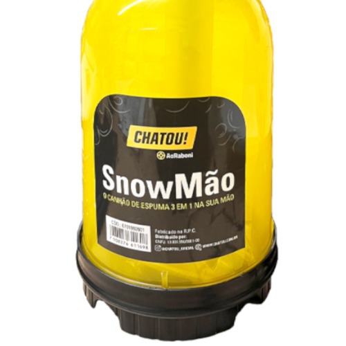 Canh�o de espuma 2 litros 3 em 1 - Snowm�o Chatou