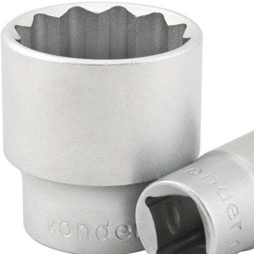 Soquete estriado 27 mm encaixe 1/2