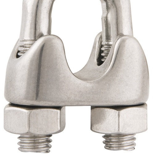 Clips para cabo em a�o inox 5/16