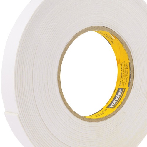 Fita dupla face espuma 19 mm x 10 m