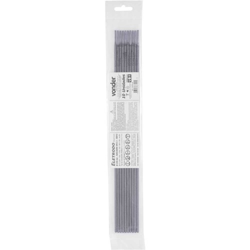 Eletrodo para solda el�trica E6013 com 2,50 mm conjunto com 10 pe�as  