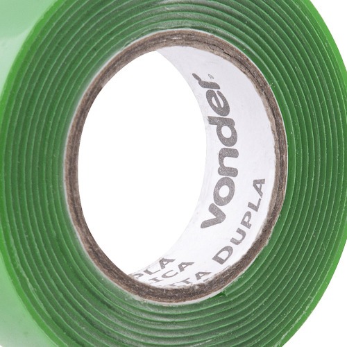 Fita dupla face acrílica 19 mm x 2 m Fita dupla face acrílica 19 mm x 2 m