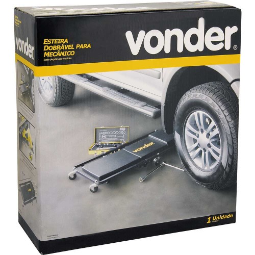 Esteira para mec�nico com apoio de cabe�a