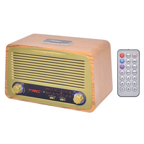 Caixa de som portátil retrô 35W RMS com Bluetooth Radio AM/FM - TRC 212 110V/220V Caixa de som portátil retrô 35W RMS com Bluetooth Radio AM/FM - TRC 212 110V/220V