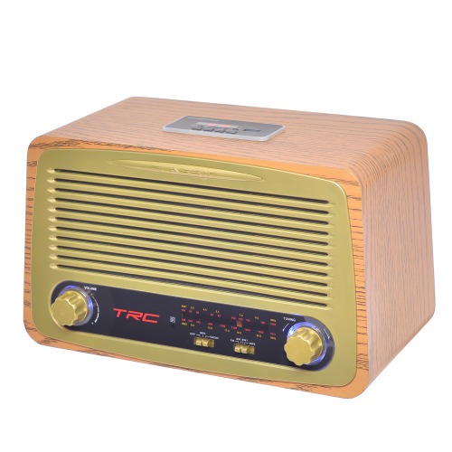 Caixa de som portátil retrô 35W RMS com Bluetooth Radio AM/FM - TRC 212 110V/220V Caixa de som portátil retrô 35W RMS com Bluetooth Radio AM/FM - TRC 212 110V/220V