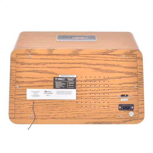 Caixa de som portátil retrô 35W RMS com Bluetooth Radio AM/FM - TRC 212 110V/220V Caixa de som portátil retrô 35W RMS com Bluetooth Radio AM/FM - TRC 212 110V/220V