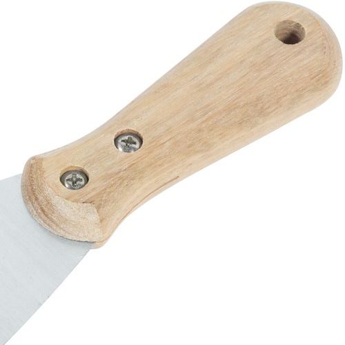 Esp�tula de a�o 6 cm com cabo de madeira 