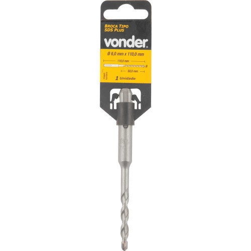 Broca de w�dea para concreto  6,0 x 50 x 110 mm - SDS PLUS