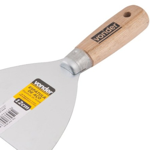 Espátula 6 cm cabo de madeira Espátula 6 cm cabo de madeira