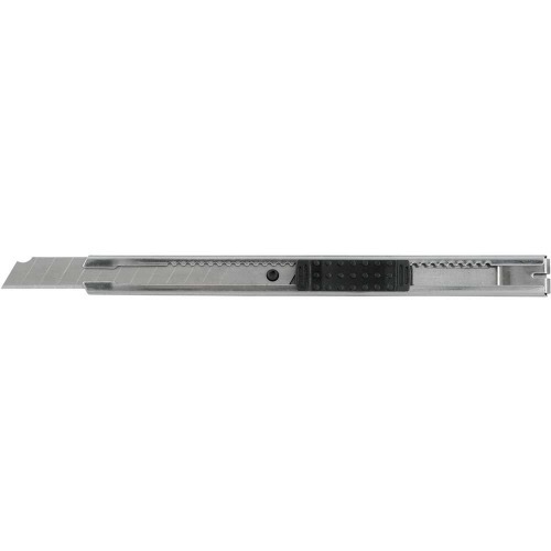 Estilete estreito 9 mm metal trava deslizante