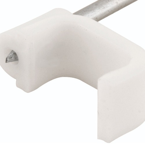 Grampo pl�stico redondo para fios 6 mm