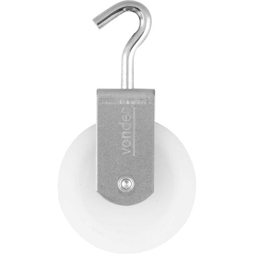 Roldana pl�stica 6 cm com gancho