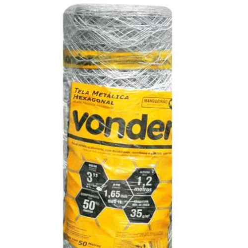 Tela met�lica hexagonal malha 3