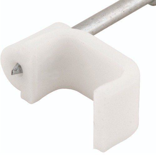 Grampo plástico chato para fios de10 mm cartela com 20 pçs Grampo plástico chato para fios de10 mm cartela com 20 pçs