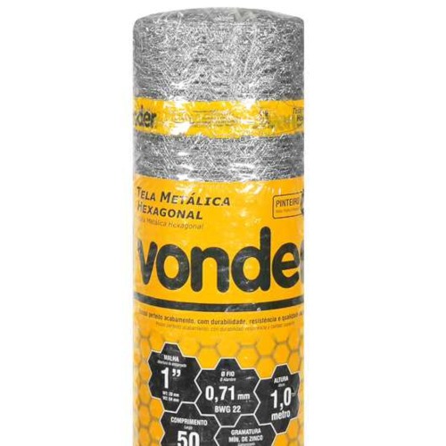 Tela metálica hexagonal para pinteiro 1 Tela metálica hexagonal para pinteiro 1