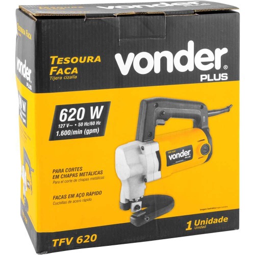 Tesoura el�trica para chapas tipo faca 620 watts - TFV 620  110V