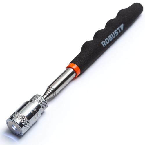 Pegador de pe�as magn�tico tipo caneta telesc�pico com led - S38100619