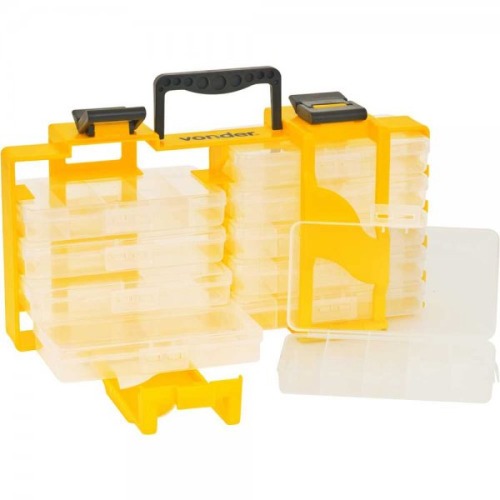 Organizador pl�stico com 10 bandejas m�veis - OPV0100