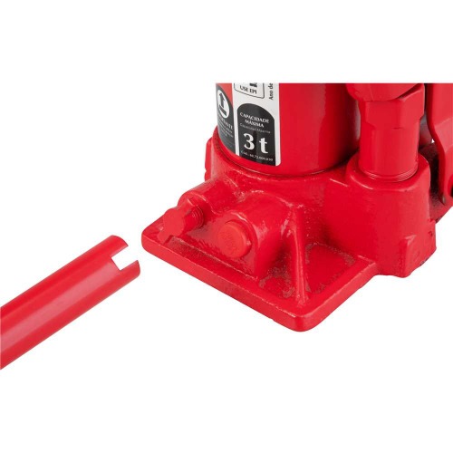 Macaco hidr�ulico tipo garrafa capacidade de 3 toneladas