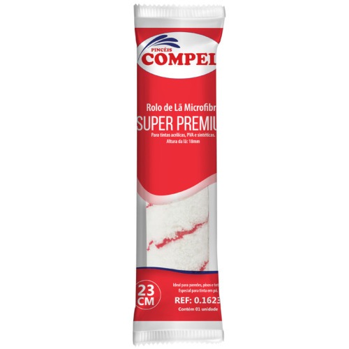 Rolo de l� para pintura 23 cm Sem Suporte - Super Premium
