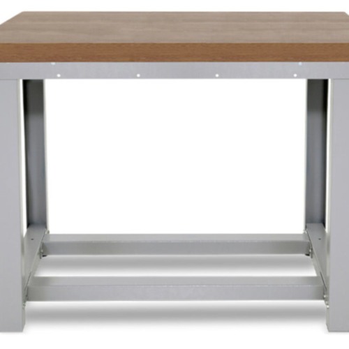 Bancada modular com tampo em madeira angelin envernizado - 1100-MA3 Bancada modular com tampo em madeira angelin envernizado - 1100-MA3