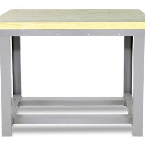 Bancada modular com tampo em pinus envernizado - 1100-MP3