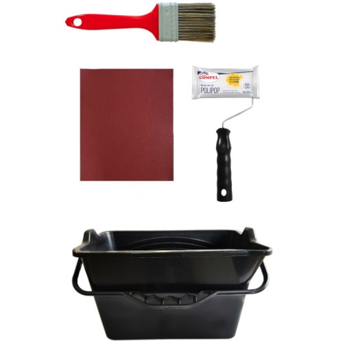 Kit para pintura com 7 pe�as - 0.969