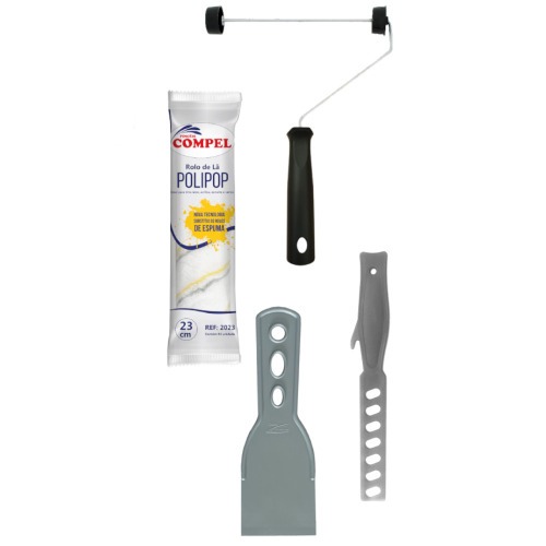 Kit para pintura com 7 pe�as - 0.969