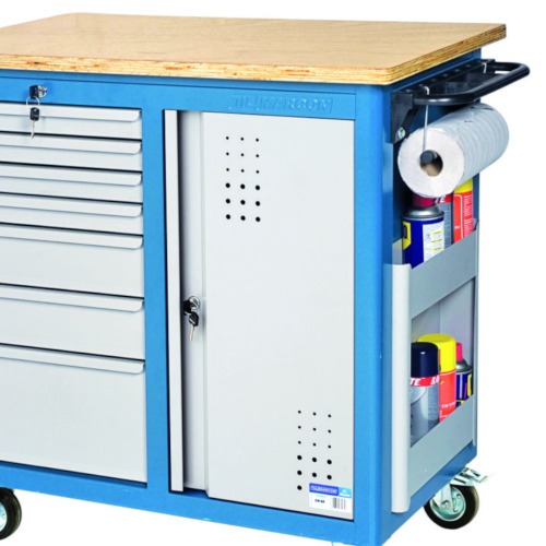 Bancada m�vel com tampo em madeira - CR-60