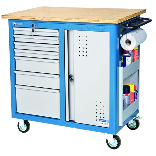 Bancada m�vel com tampo em madeira - CR-60