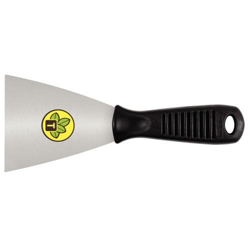 Esp�tula flex�vel met�lica 10 cm com cabo pl�stico