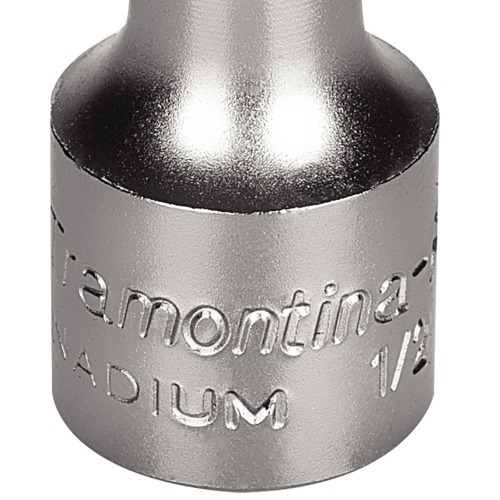 Soquete estriado 8 mm encaixe 1/2