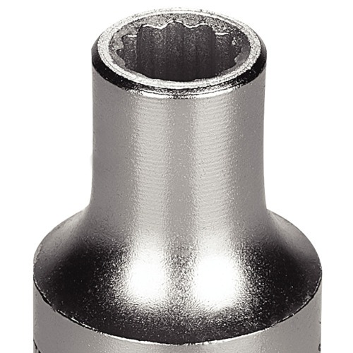 Soquete estriado 8 mm encaixe 1/2