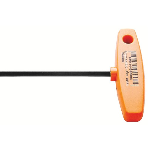 Chave allen abaulada 4 x 142 mm  cabo T a�o cromo van�dio