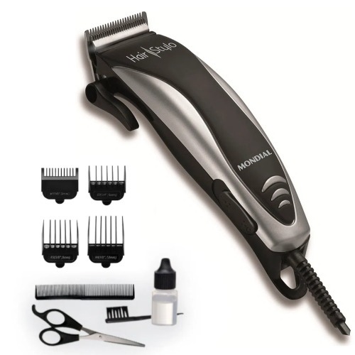 M�quina de cortar cabelo com 4 pentes e acess�rios Hair Stylo - CR-02  110V