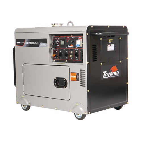 Gerador de energia 6 Kva a diesel cabinado bivolt partida el�trica com AVR - TDG7000SEXP  110V/220V