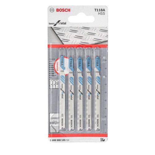 L�mina para serra tico tico para chapas finas de metal - T118A