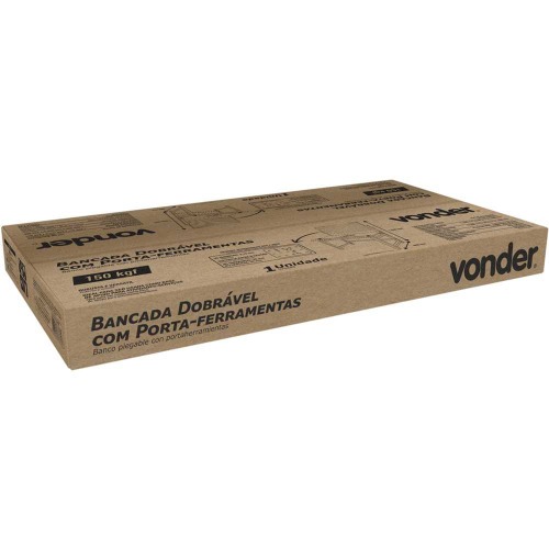 Bancada dobr�vel com porta ferramentas 1.200 x 1.440 x 640 mm