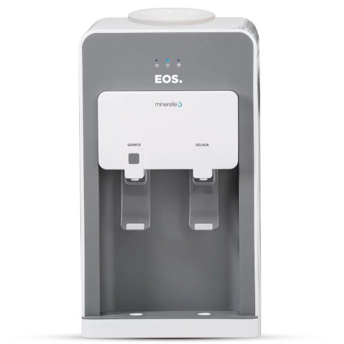 Bebedouro de mesa eletr�nico Quente e Frio cinza  Mineralle - EBE02QS  220V