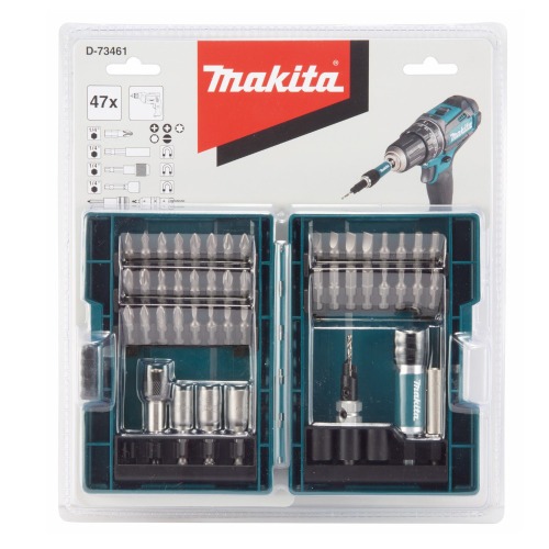 Jogo de bits e ponteiras 47 peças com maleta - D-73461 Jogo de bits e ponteiras 47 peças com maleta - D-73461