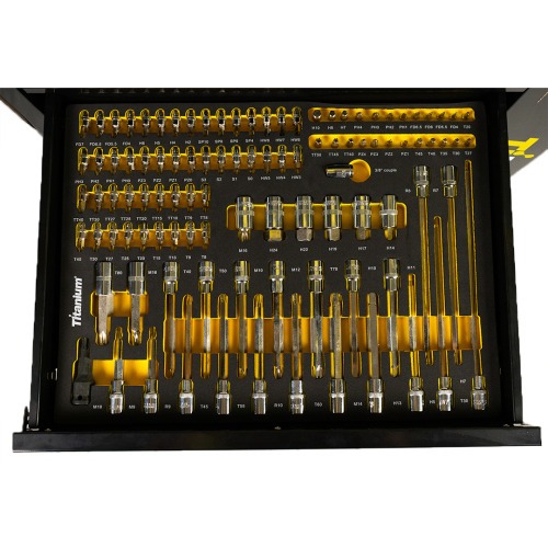 Carrinho para ferramentas com 7 gavetas e 258 ferramentas - Work Station Carrinho para ferramentas com 7 gavetas e 258 ferramentas - Work Station